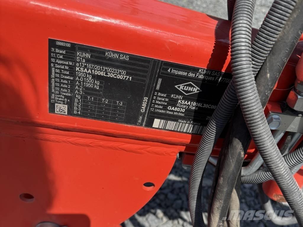 Kuhn GA 8030 Рядкові жатки