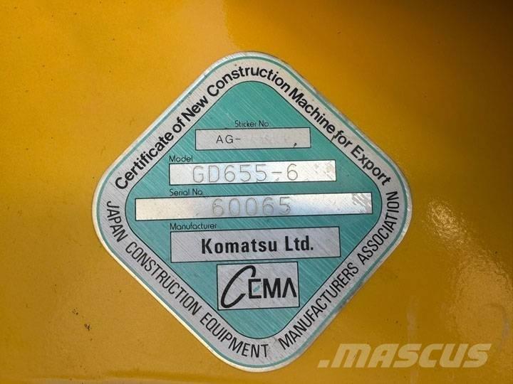 Komatsu GD 655-6 Грейдери