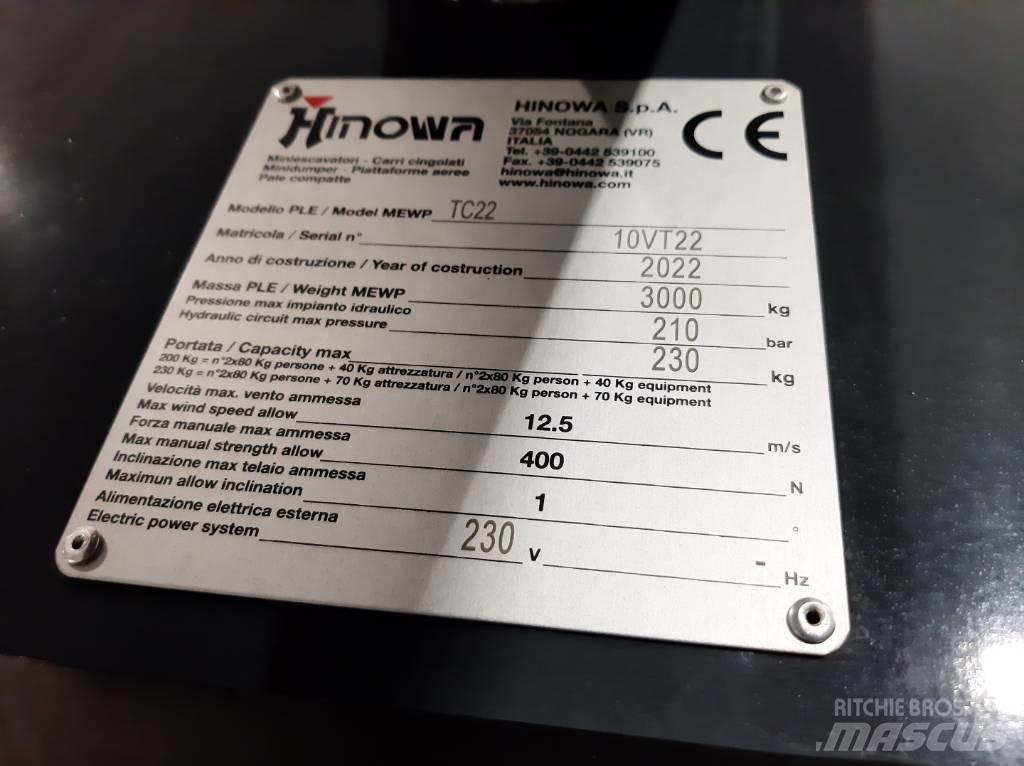 Hinowa TC 22 N Телескопічні підйомники