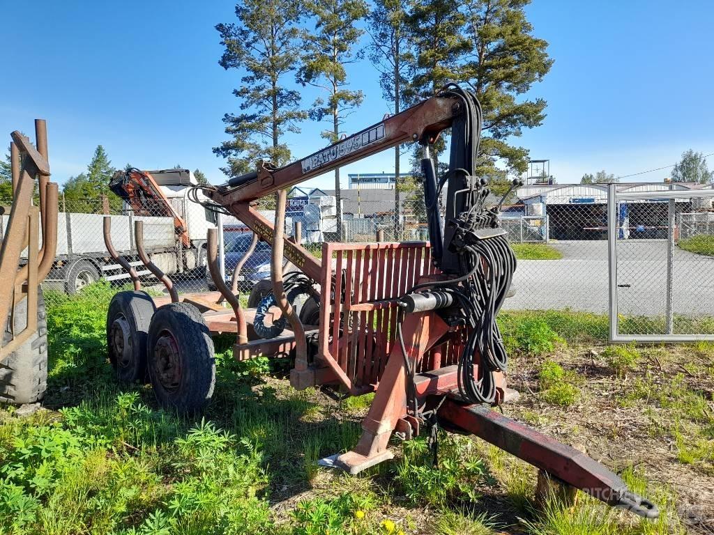 Patu 595+Metsäkärry Крани-навантажувачі