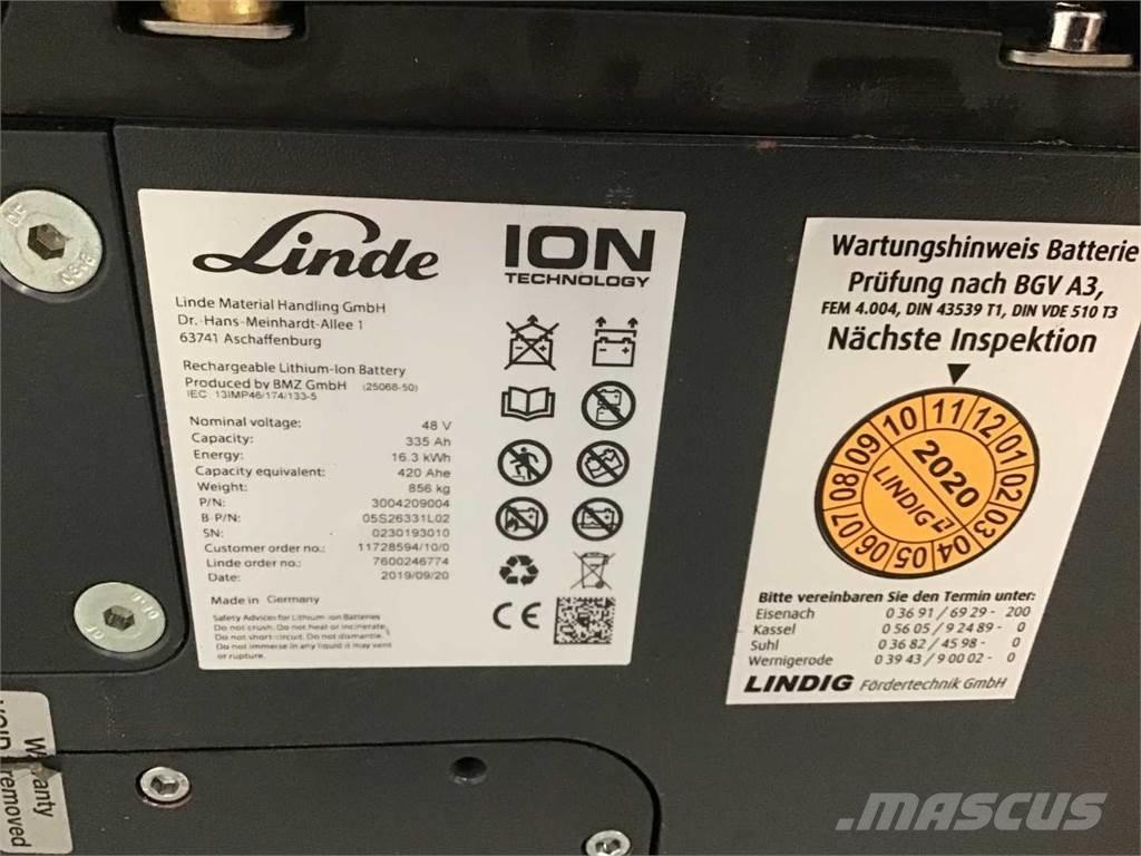 Linde E16 ION Електронавантажувачі