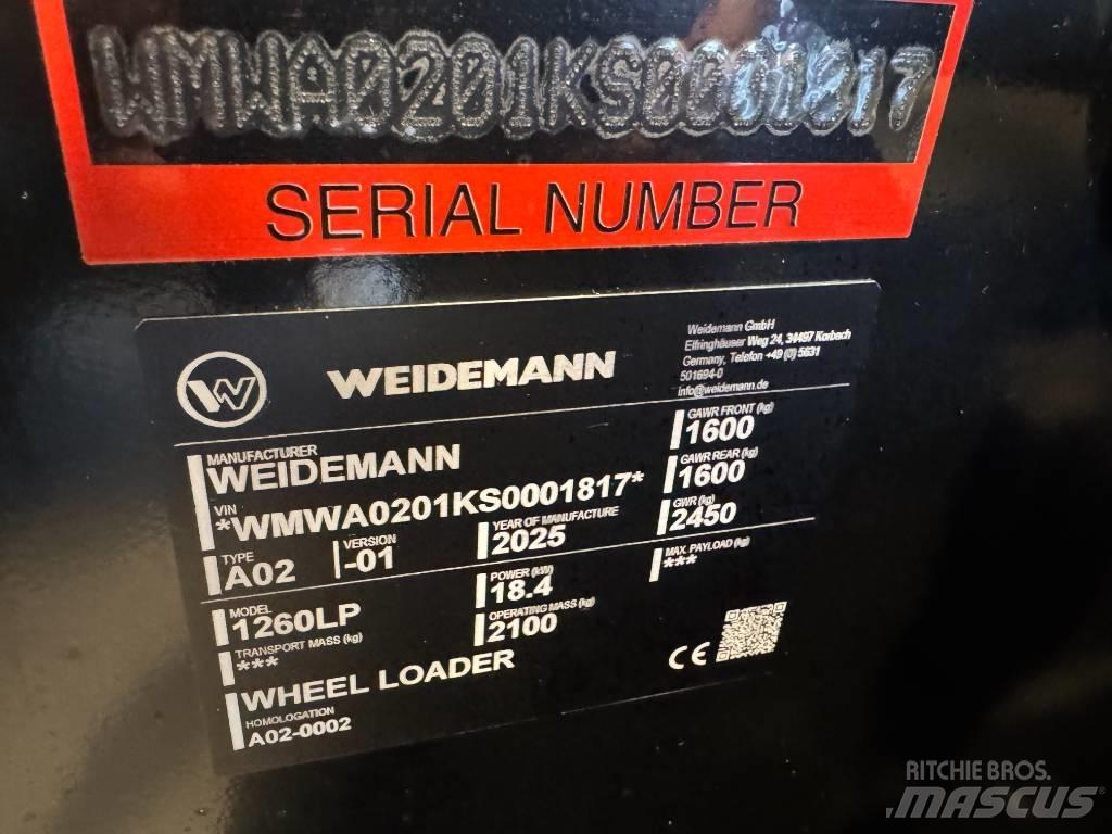 Weidemann 1260 LP Міні-навантажувачі