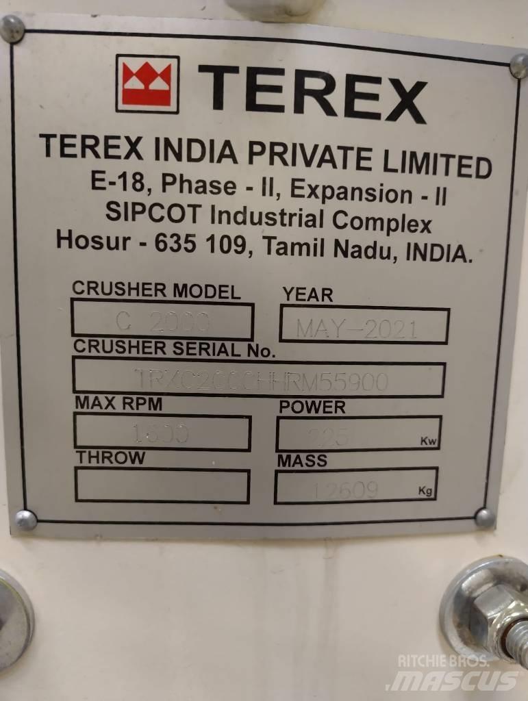 Terex Canica 2000 Роздрібнювачі