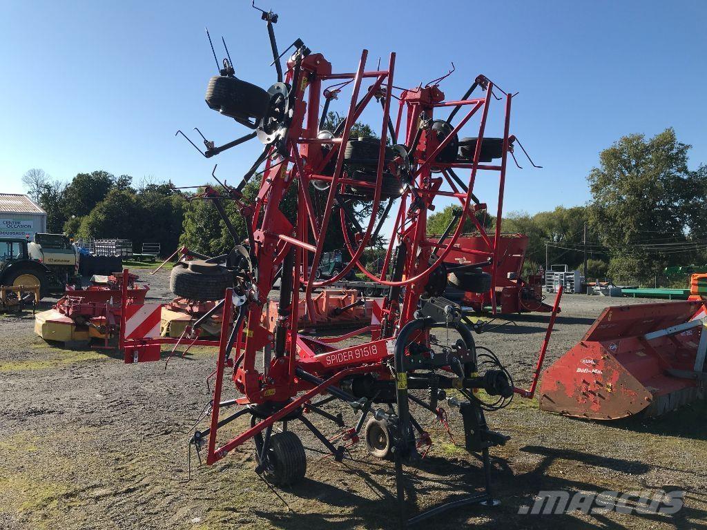 SIP SPIDER 915 / 8 Граблі і сінозворушувачі