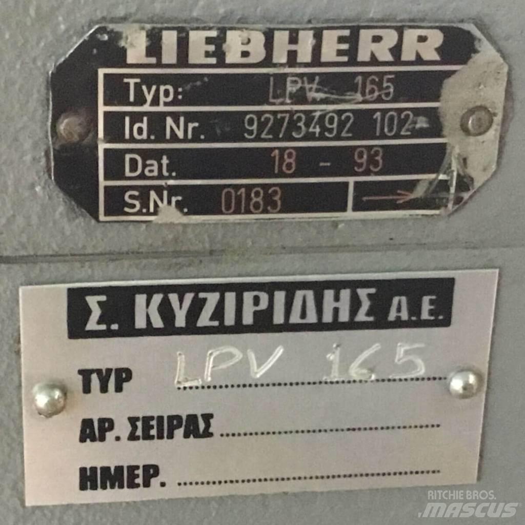 Liebherr LPV 165 Гідравліка