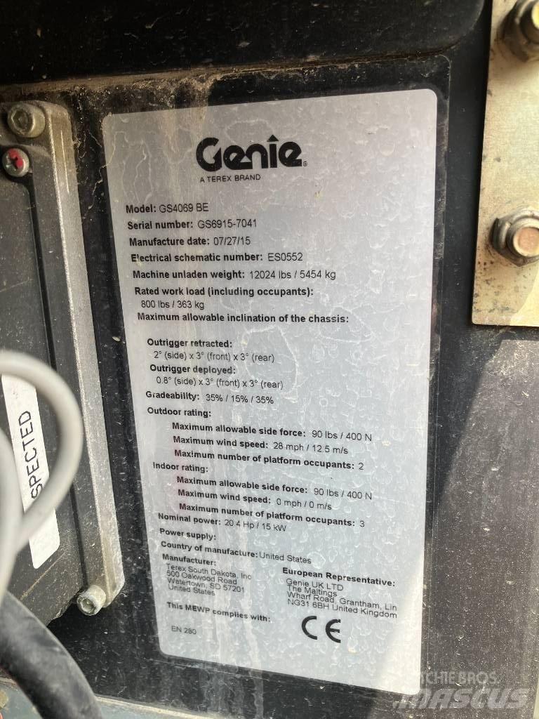 Genie GS 4069 BE Підйомники-ножиці