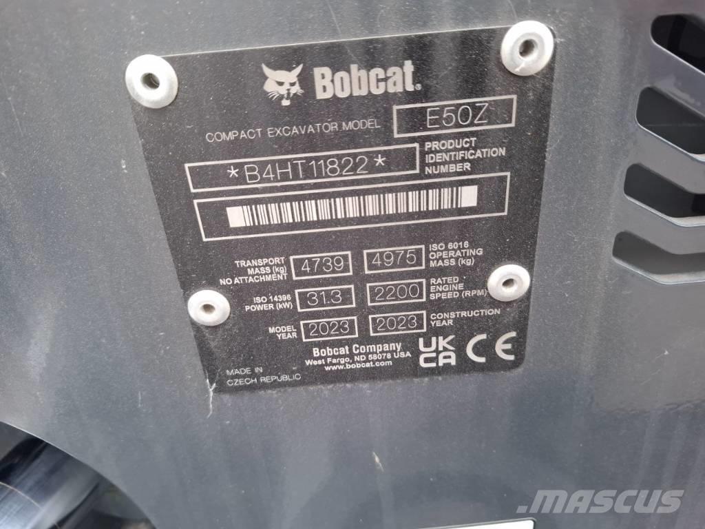 Bobcat E 50z Міні-екскаватори < 7т