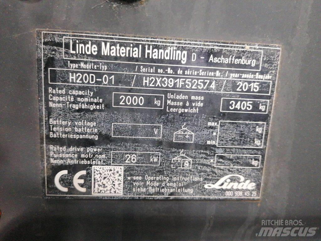 Linde H20D-01 Дизельні навантажувачі