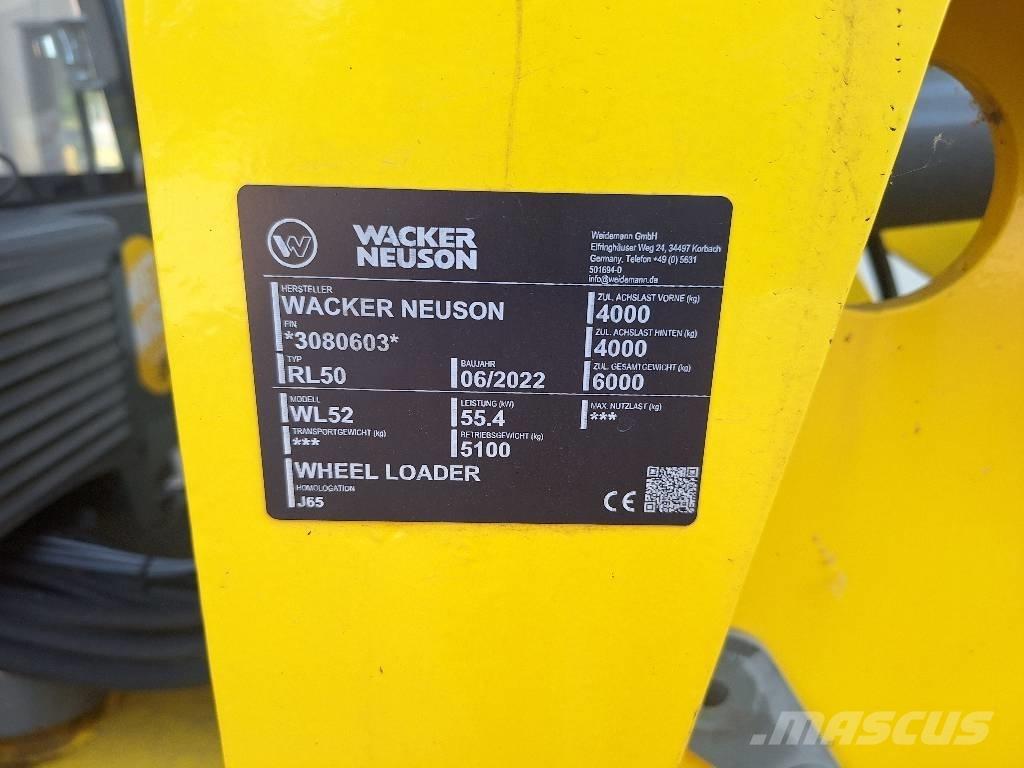 Wacker Neuson WL 52 Фронтальні навантажувачі