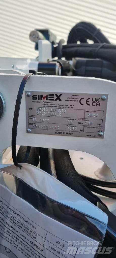 Simex PL1000 Запчастини до асфальтної техніки