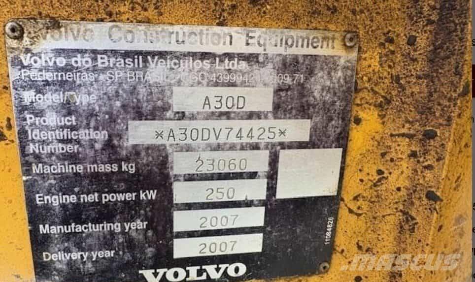 Volvo A 30 D Зчленовані самоскиди