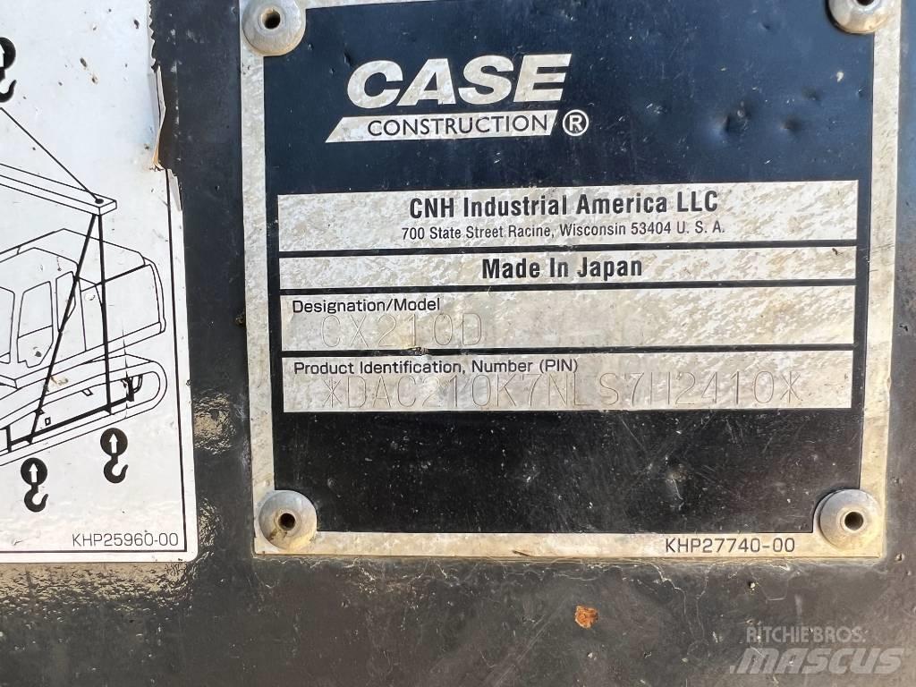 CASE CX 210 D Гусеничні екскаватори