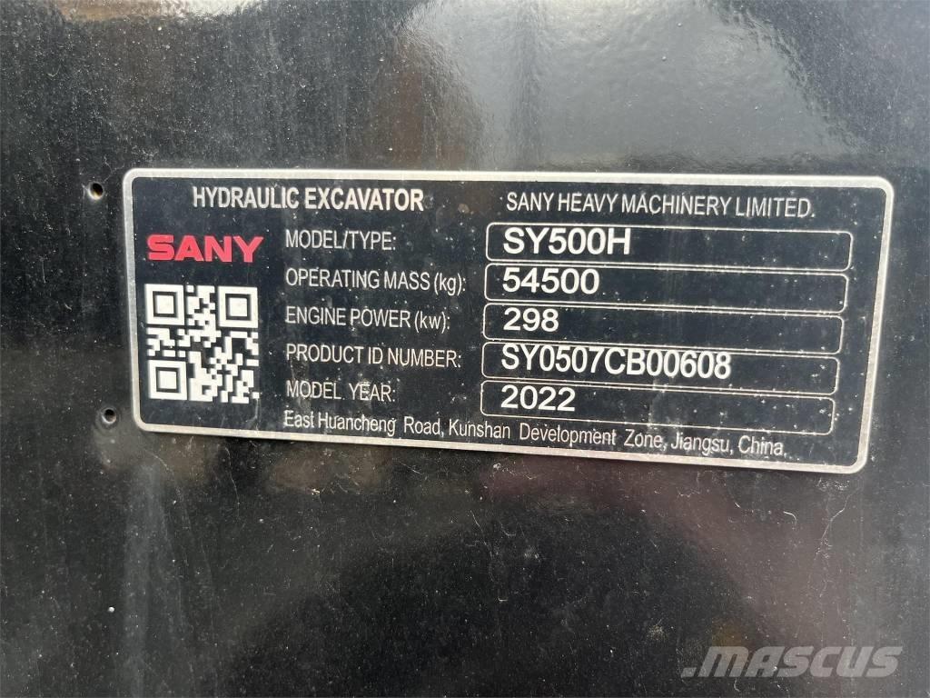 Sany SY 500 H Гусеничні екскаватори
