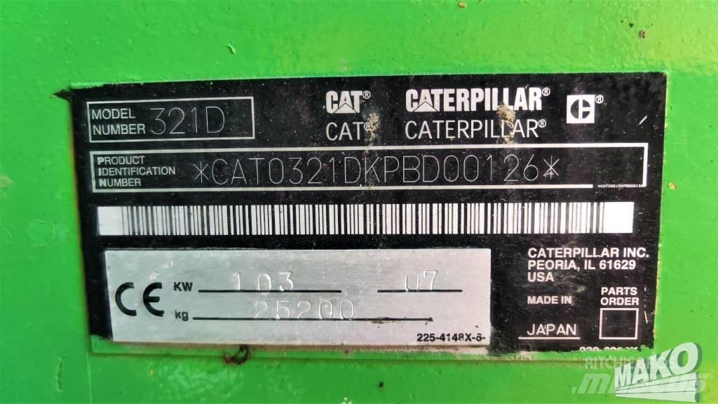 CAT 321 D Гусеничні екскаватори