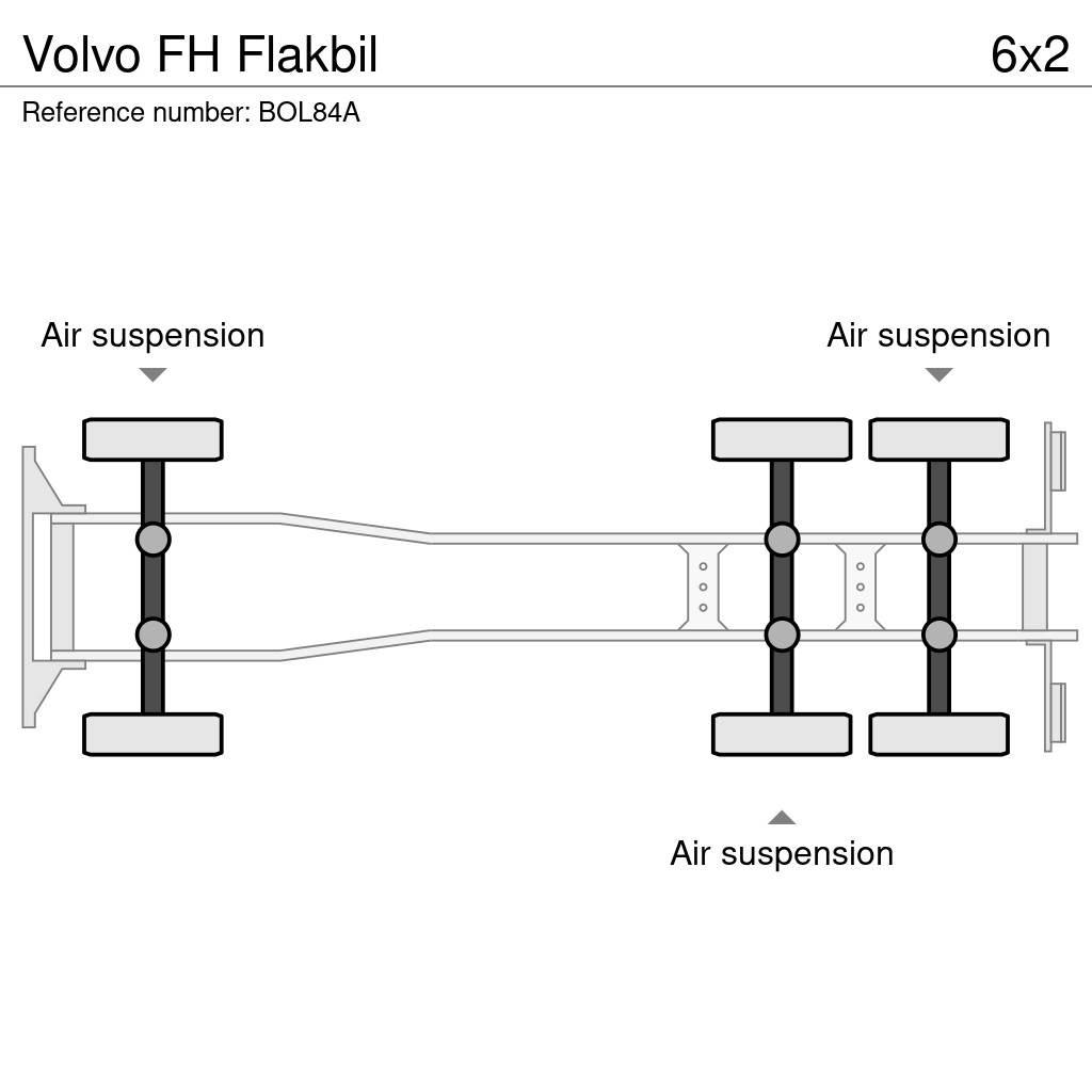 Volvo FH Flakbil Вантажівки-платформи/бокове розвантаження