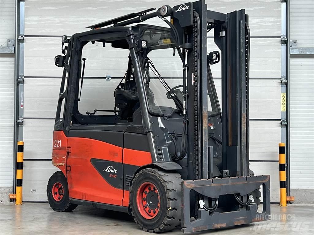 Linde E50HL-01 Електронавантажувачі