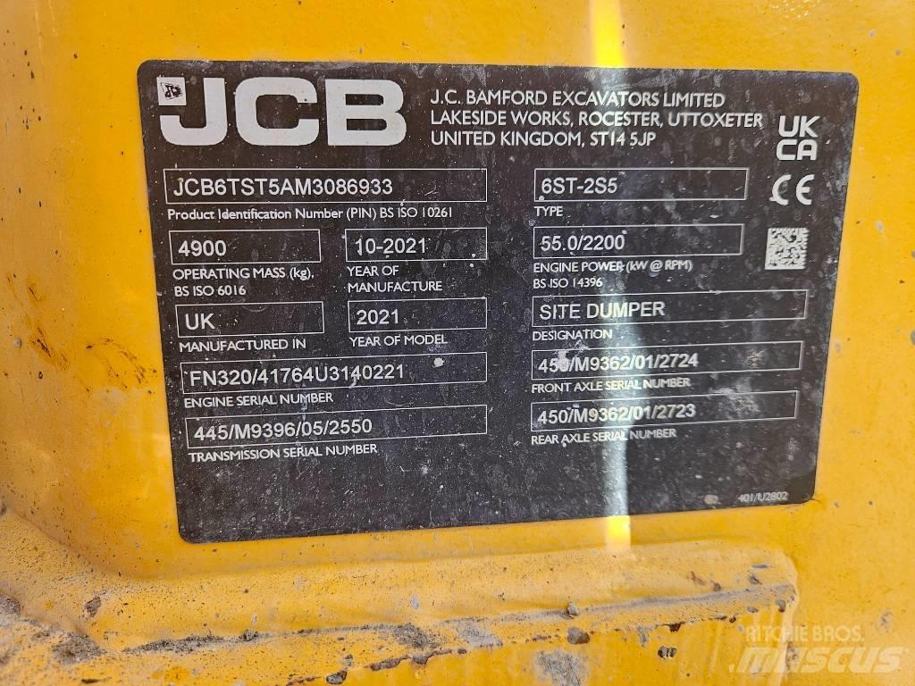 JCB 6ST-2S5 Зчленовані самоскиди