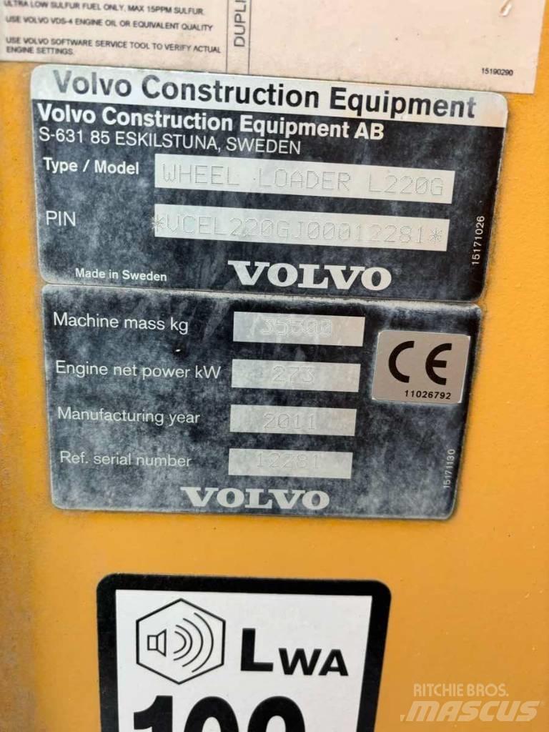 Volvo L 220 G Фронтальні навантажувачі