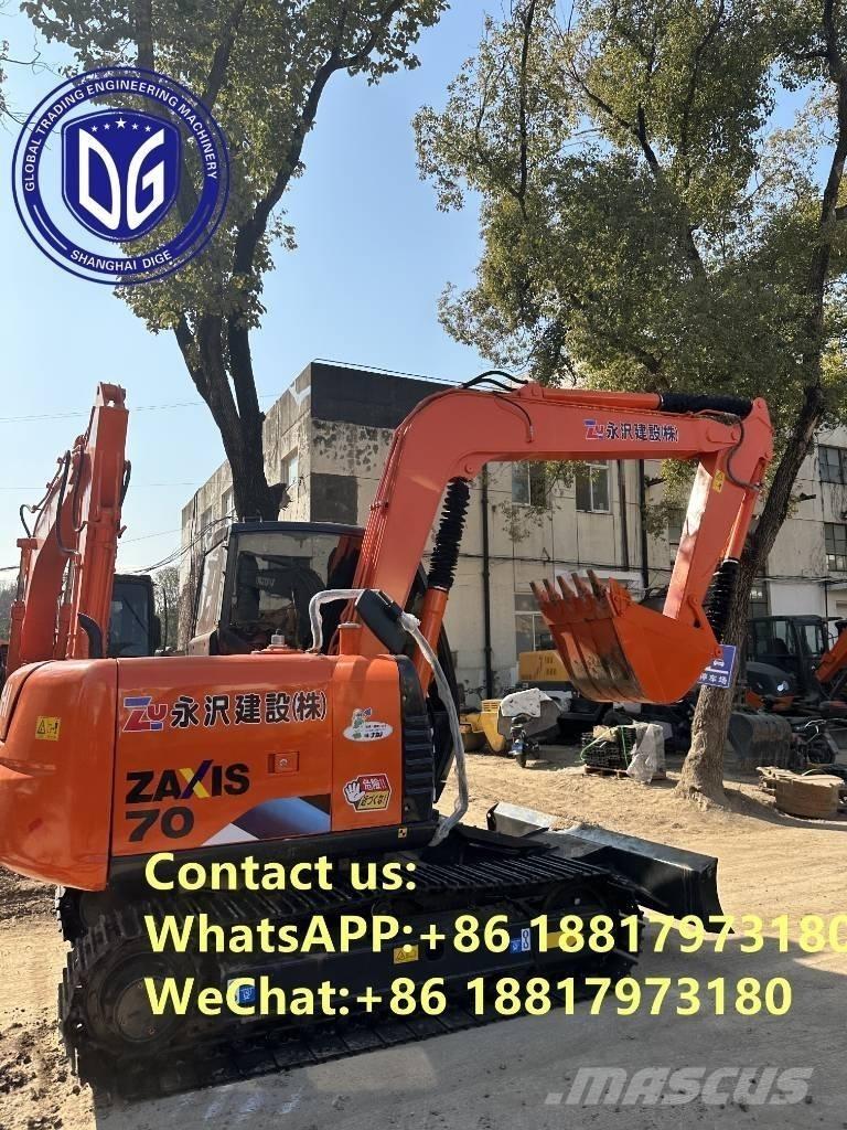 Hitachi ZX 70 Міні-екскаватори < 7т