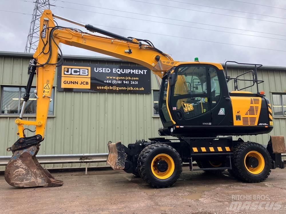 JCB JS145W Колісні екскаватори