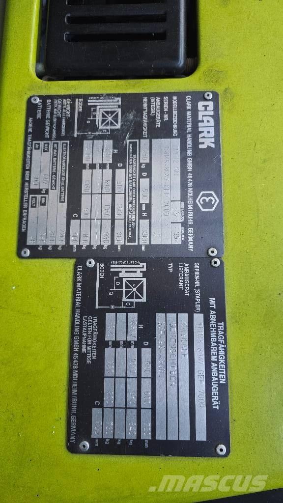 Clark TM 12 SN Електронавантажувачі