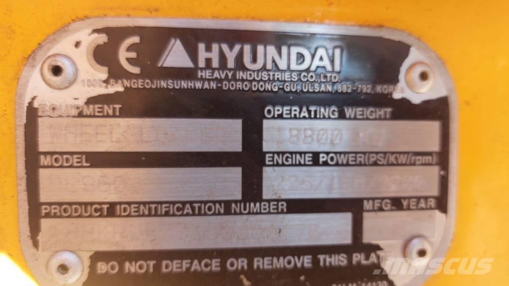 Hyundai HL 960 Фронтальні навантажувачі