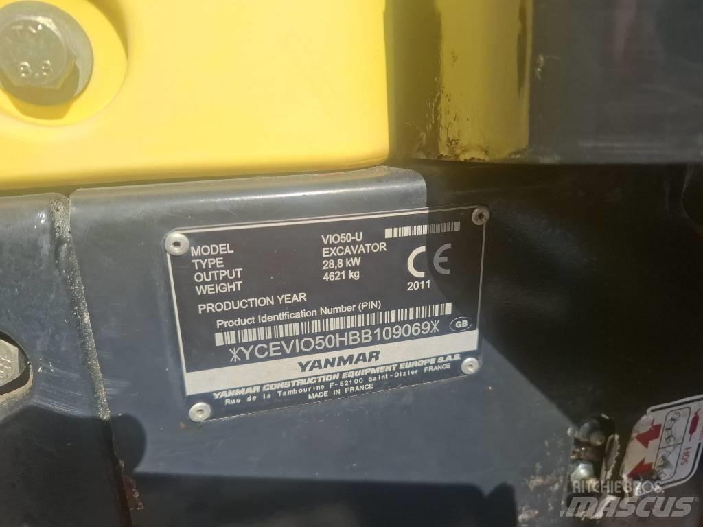 Yanmar Vio 50 U Міні-екскаватори < 7т