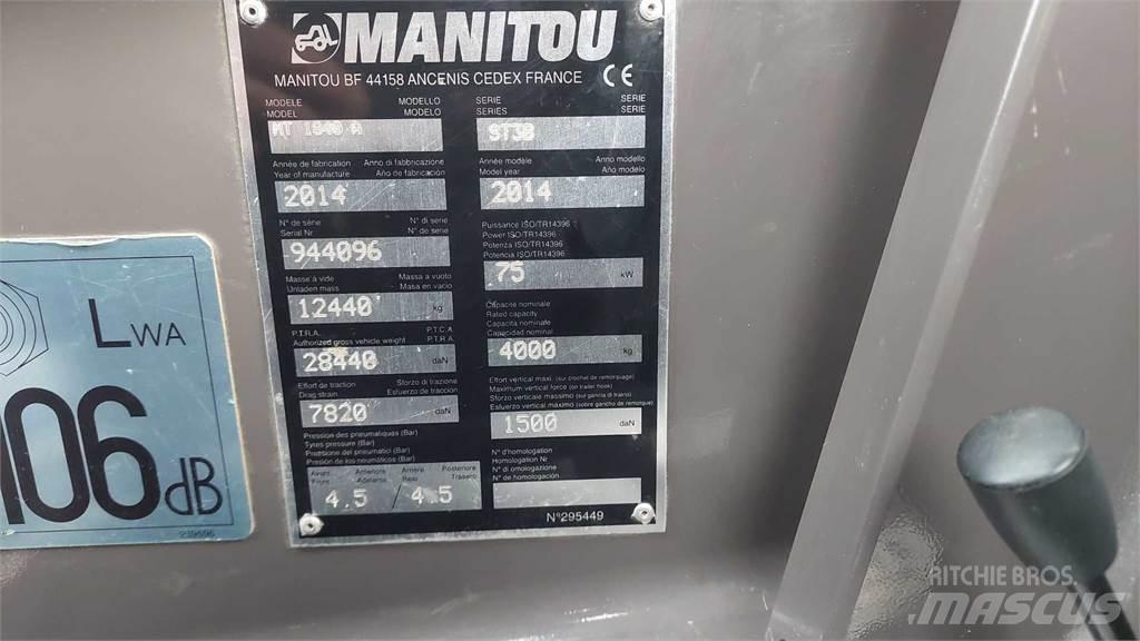 Manitou 1840MT Телескопічні навантажувачі