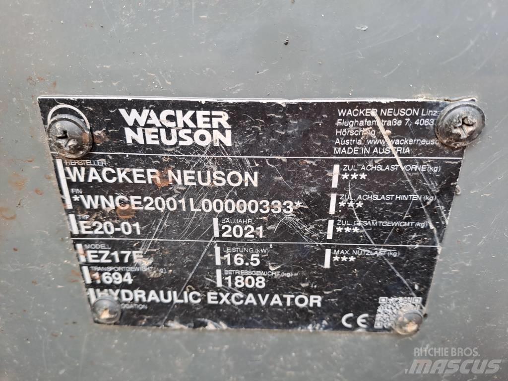 Wacker Neuson EZ17e Гусеничні екскаватори