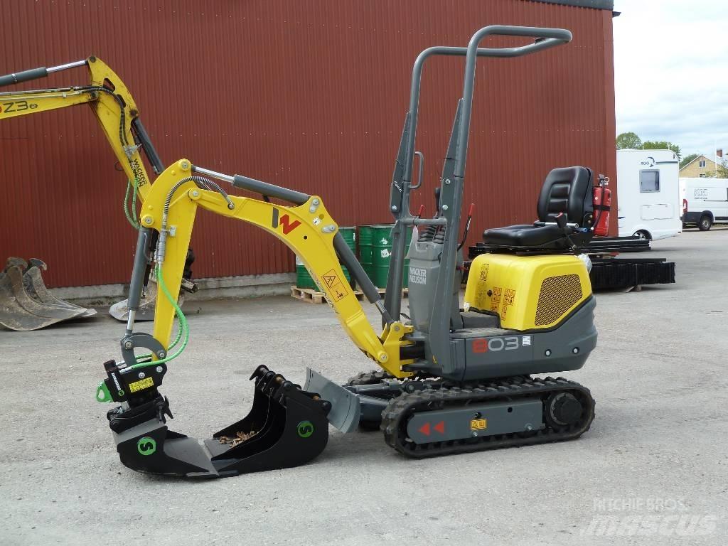 Wacker Neuson 803 Міні-екскаватори < 7т