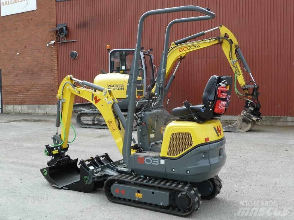 Wacker Neuson 803 Міні-екскаватори < 7т