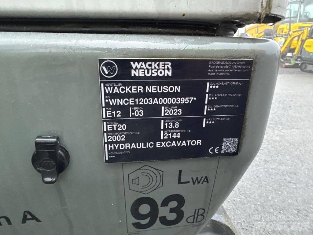 Wacker Neuson ET20 Гусеничні екскаватори