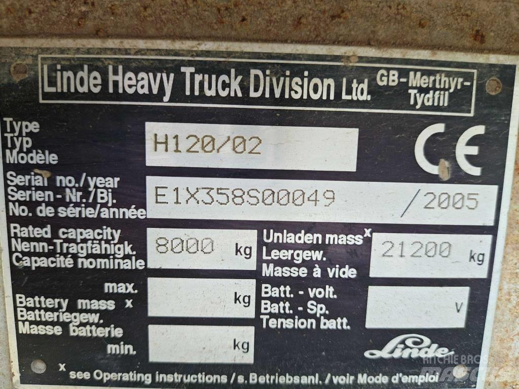 Linde H 120 Дизельні навантажувачі