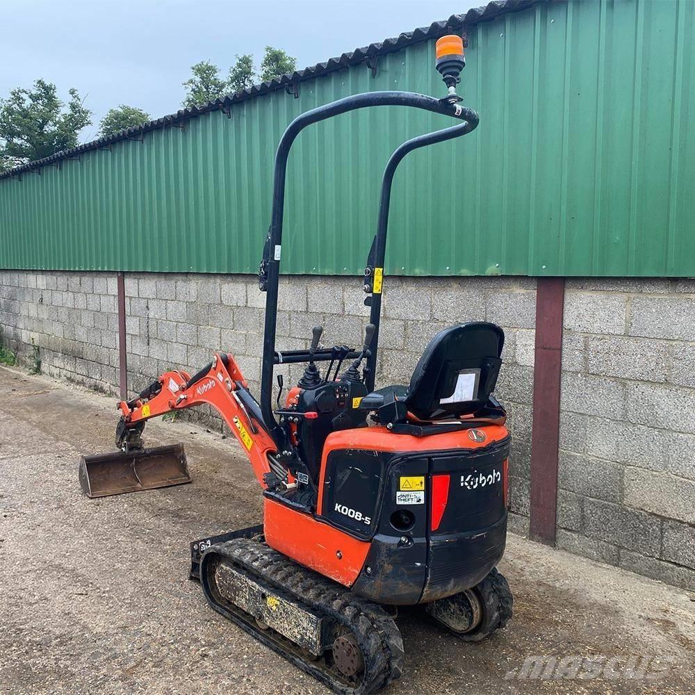 Kubota K 008-5 Міні-екскаватори < 7т