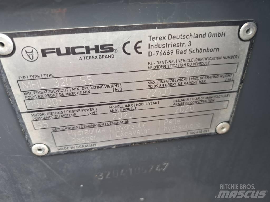 Fuchs MHL320F Перевантажувачі металобрухту/промислові навантажувачі