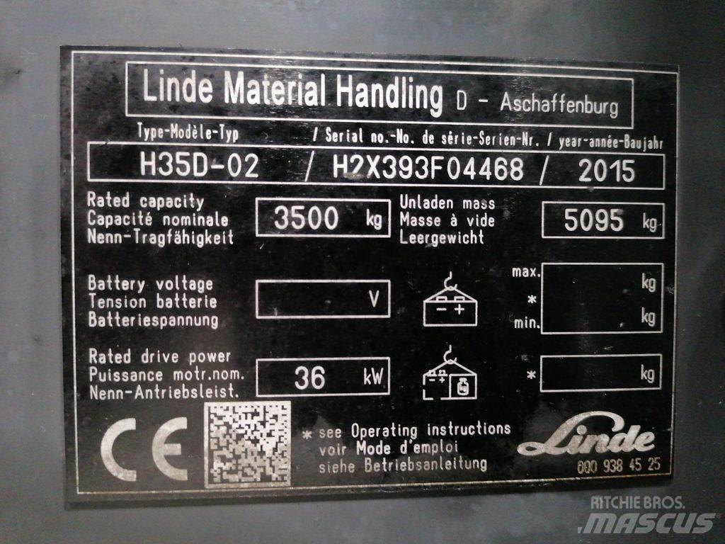 Linde H35D-02 Дизельні навантажувачі