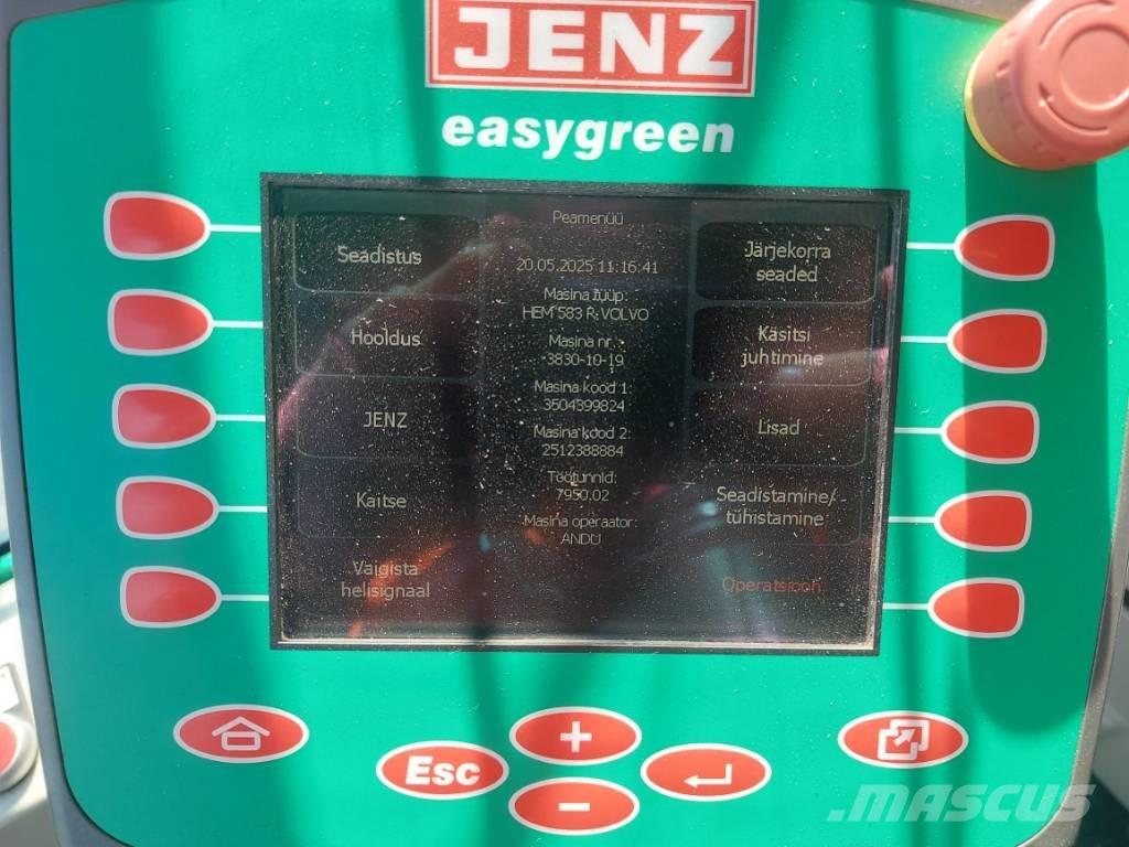 JENZ HEM 583 Подрібнювачі деревини