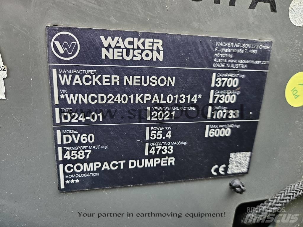 Wacker Neuson DV 60 Міні самоскиди