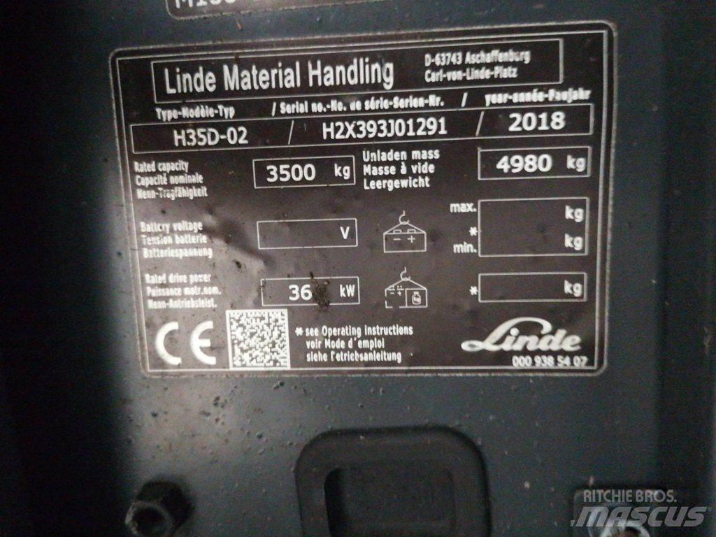 Linde H35D-02 Дизельні навантажувачі