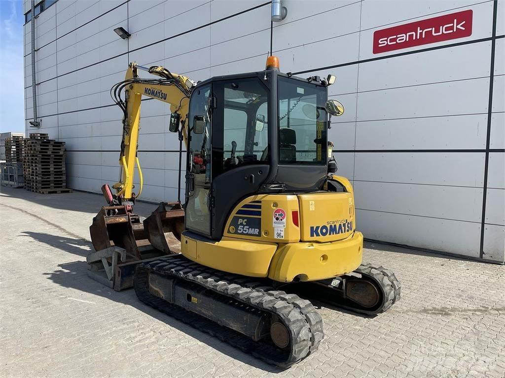 Komatsu PC55MR-5 Колісні екскаватори