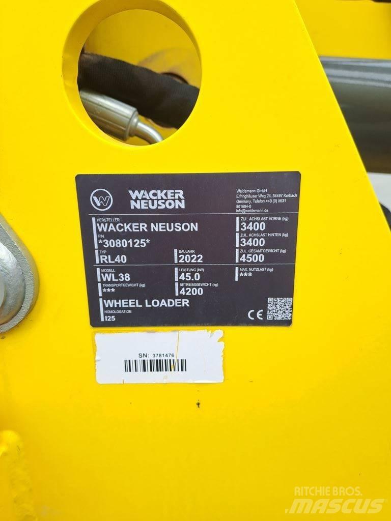 Wacker Neuson WL38 Фронтальні навантажувачі