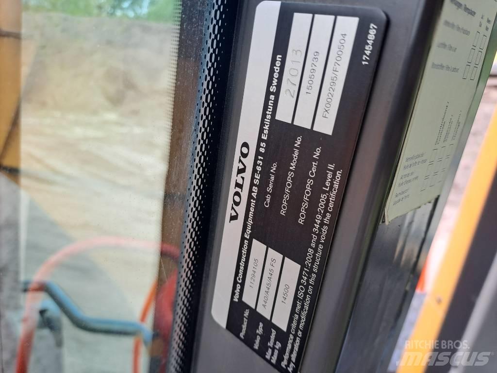 Volvo A45G Зчленовані самоскиди