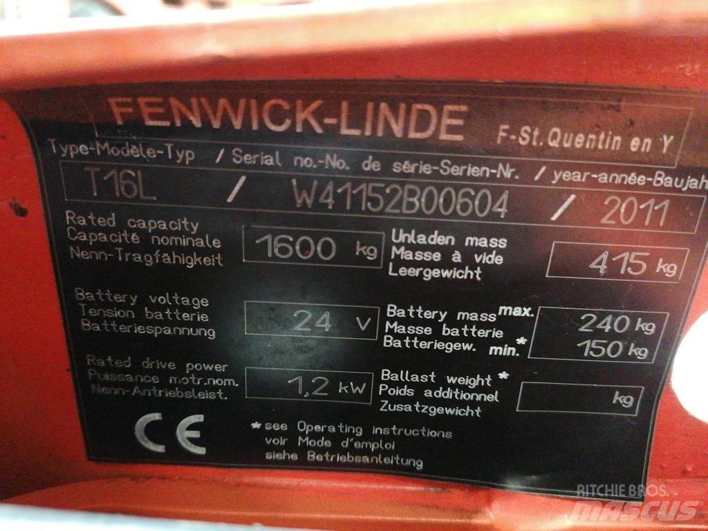 Linde T16L Штабелери