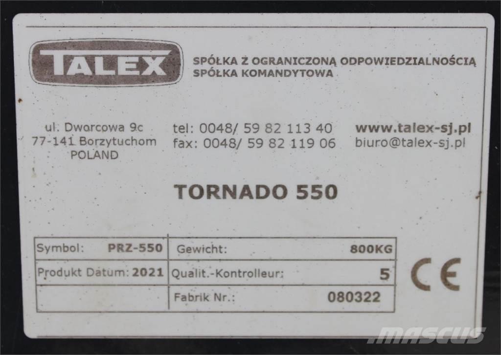 Talex Tornado 550 Граблі і сінозворушувачі