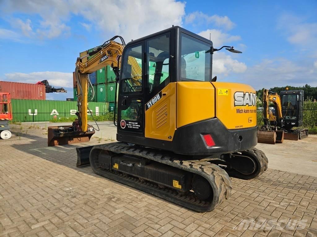 Sany SY 80 U Середні екскаватори 7т. - 12т.