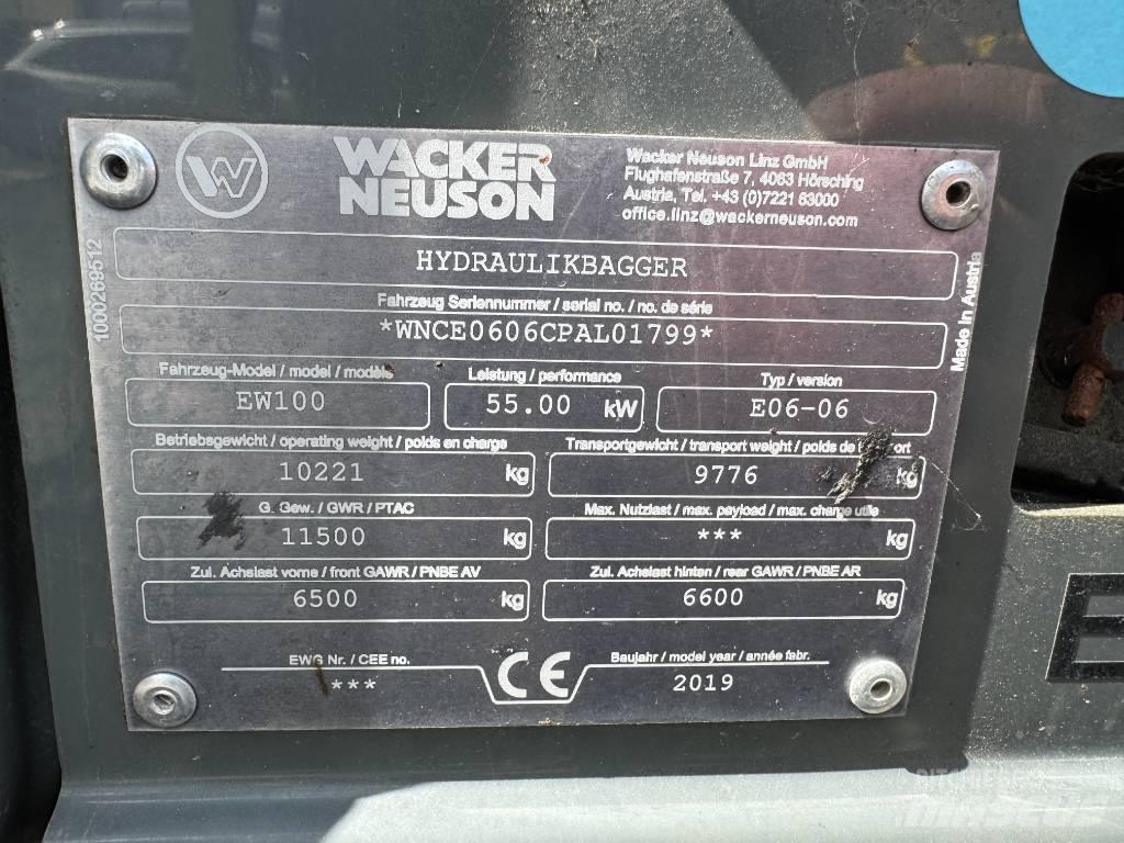 Wacker Neuson EW100 Колісні екскаватори