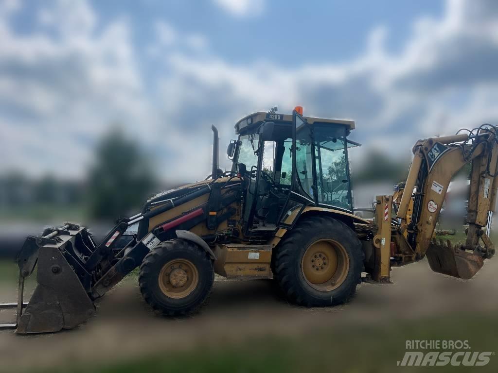 CAT 428 Екскаватори-навантажувачі
