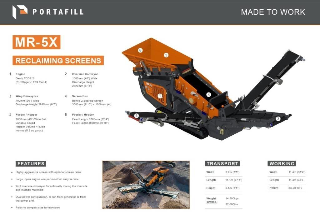 Portafill MR-5X Мобільні грохоти