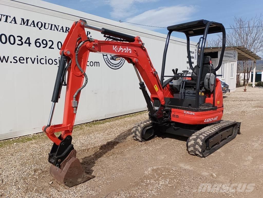 Kubota U 20-3 Міні-екскаватори < 7т