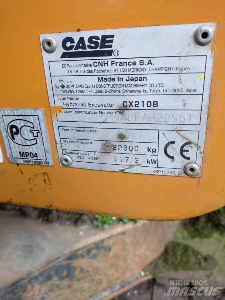 CASE 210 CX B Гусеничні екскаватори